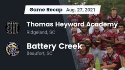 Recap: Thomas Heyward Academy vs. Battery Creek  2021