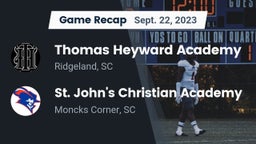 Recap: Thomas Heyward Academy vs. St. John's Christian Academy  2023