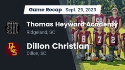 Recap: Thomas Heyward Academy vs. Dillon Christian  2023