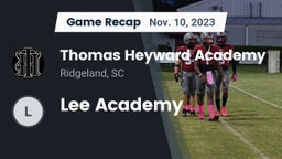 Recap: Thomas Heyward Academy vs. Lee Academy 2023