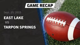 Recap: East Lake  vs. Tarpon Springs  2015