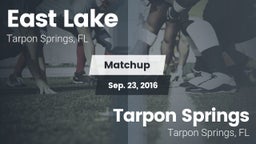 Matchup: East Lake  vs. Tarpon Springs  2016