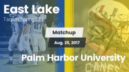 Matchup: East Lake  vs. Palm Harbor University  2017
