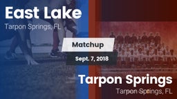 Matchup: East Lake  vs. Tarpon Springs  2018