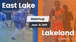 Matchup: East Lake  vs. Lakeland  2018