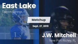 Matchup: East Lake  vs. J.W. Mitchell  2019