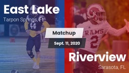 Matchup: East Lake  vs. Riverview  2020