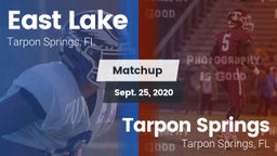 Matchup: East Lake  vs. Tarpon Springs  2020