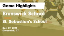 Brunswick School vs St. Sebastian's School Game Highlights - Dec. 22, 2023