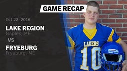 Recap: Lake Region  vs. Fryeburg  2016