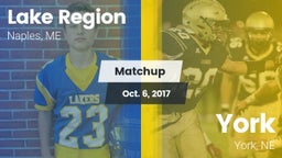 Matchup: Lake Region vs. York  2017