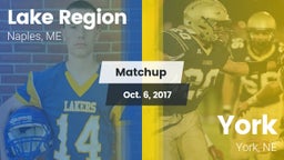 Matchup: Lake Region vs. York  2017