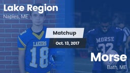 Matchup: Lake Region vs. Morse  2017