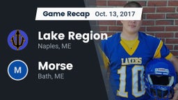 Recap: Lake Region  vs. Morse  2017