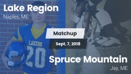 Matchup: Lake Region vs. Spruce Mountain  2018