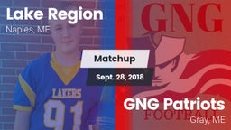Matchup: Lake Region vs. GNG Patriots 2018