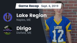 Recap: Lake Region  vs. Dirigo  2019
