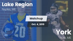 Matchup: Lake Region vs. York  2019