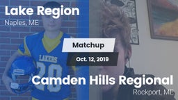 Matchup: Lake Region vs. Camden Hills Regional  2019