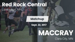 Matchup: Red Rock Central vs. MACCRAY  2017