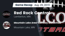 Recap: Red Rock Central  vs. Mountain Lake Area-Comfrey Wolverines 2019