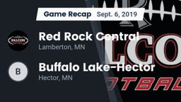 Recap: Red Rock Central  vs. Buffalo Lake-Hector  2019