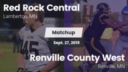 Matchup: Red Rock Central vs. Renville County West  2019