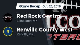 Recap: Red Rock Central  vs. Renville County West  2019