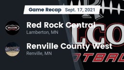 Recap: Red Rock Central  vs. Renville County West  2021