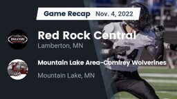 Recap: Red Rock Central  vs. Mountain Lake Area-Comfrey Wolverines 2022