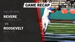 Recap: Revere  vs. Roosevelt  2016