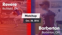Matchup: Revere vs. Barberton  2016