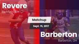 Matchup: Revere  vs. Barberton  2017