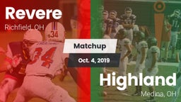 Matchup: Revere  vs. Highland  2019