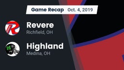 Recap: Revere  vs. Highland  2019