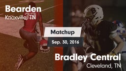 Matchup: Bearden vs. Bradley Central  2016