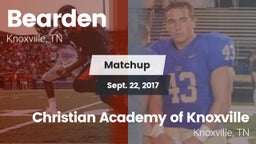 Matchup: Bearden vs. Christian Academy of Knoxville 2017