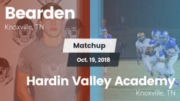 Matchup: Bearden vs. Hardin Valley Academy 2018