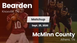 Matchup: Bearden vs. McMinn County  2020