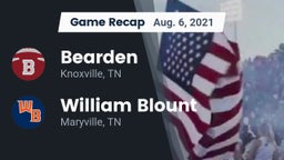 Recap: Bearden  vs. William Blount  2021