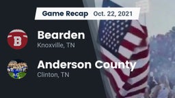 Recap: Bearden  vs. Anderson County  2021