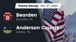 Recap: Bearden  vs. Anderson County  2022