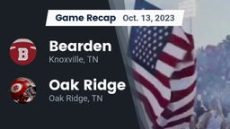 Recap: Bearden  vs. Oak Ridge  2023
