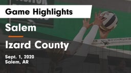 Salem  vs Izard County Game Highlights - Sept. 1, 2020