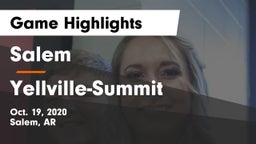 Salem  vs Yellville-Summit  Game Highlights - Oct. 19, 2020