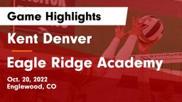 Kent Denver  vs Eagle Ridge Academy Game Highlights - Oct. 20, 2022
