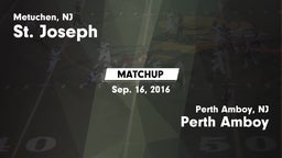 Matchup: St. Joseph vs. Perth Amboy  2016