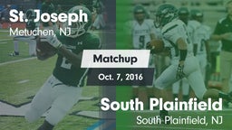 Matchup: St. Joseph vs. South Plainfield  2016