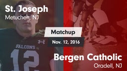 Matchup: St. Joseph vs. Bergen Catholic  2016