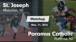 Matchup: St. Joseph vs. Paramus Catholic  2016